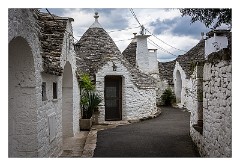 Puglia Monopoli Area 60  Liitle Street of Homes off the Main Street