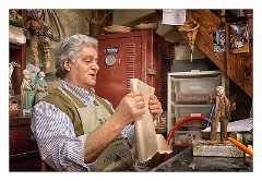 Puglia Lecce Area 006  Clothes all made with sheets of Brown Paper