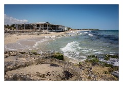 Puglia Lecce Area 019  Derelict Beach Cafe