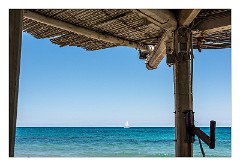 Puglia Lecce Area 020  Derelict Beach Cafe Views