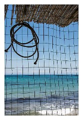 Puglia Lecce Area 021  Derelict Beach Cafe View