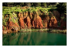 Puglia Lecce Area 032  Colourful Bauxite Quarry