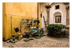 Puglia Lecce Area 034  A Little Courtyard in Gallipoli