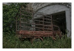 Puglia Lecce Area 057  The Abandoned Winery, Outdoors Overgrown and Abandoned Vehicles - Squinzano