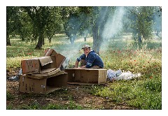Puglia Lecce Area 109  The Early Morning Walk from Masseria Alcaini