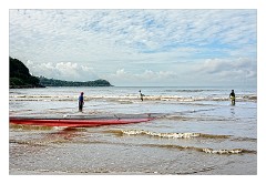 Galle 06  Pulling in the Nets for the days Catch