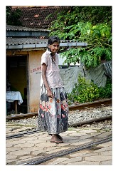Galle 19  Crossing the level crossing -  Ahangame
