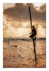 Galle 38  The Stilt Fishermen