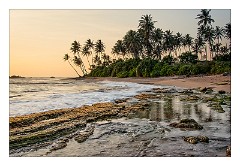 Galle 52  A Beach in Galle as the sun sets