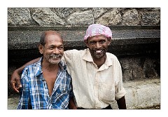 Kandy 28  Father and Son at the Market