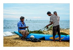 Negombo 15  Checking the Nets