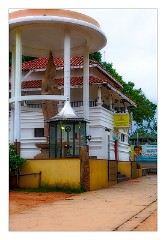 Yala 44  Walking towards the Stupa at Kataragama