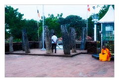 Yala 46  The Buddhist Stupa in Kataragama