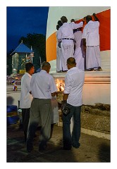 Yala 48  The Buddhist Stupa in Kataragama - Funeral Ceremony