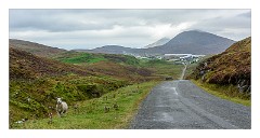 Harris 037  Driving from Rodel Church along the West Coast