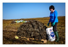North Uist 11  Collecting Peat