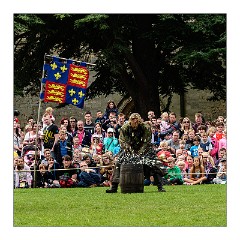 Warwick Castle 18  Warwick Warriors demonstrating their swordsmanship