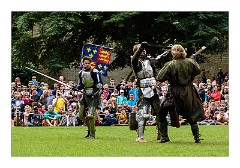 Warwick Castle 19  Warwick Warriors demonstrating their swordsmanship