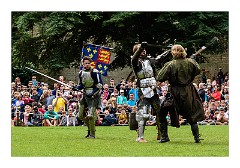 Warwick Castle 19  Warwick Warriors demonstrating their swordsmanship