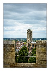 Warwick Castle 24  View from the Ramparts - Guys Tower