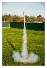 California 21  Letting off the homemade rockets