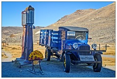 Bodie State Historic Park California 08  Old Vehicle at the Petrol Station