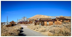 Bodie State Historic Park California 21  Walking along Woos Street towards Standard Mill