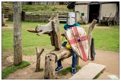 Jessica's August Visit 03  Jessica as a Knight