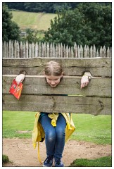 Jessica's August Visit 09  Mountfitchit Castle, Stamford, Essex - The Stocks