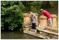 Jessica's August Visit 22  Castle Ashby Gardens  - Neil, Lynda and Jessica