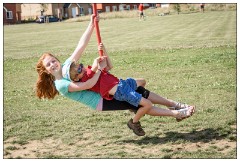 Nikki and Jason's Visit July 019  Cambourne Play Area
