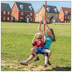 Nikki and Jason's Visit July 020  Cambourne Play Area