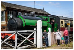 Nikki and Jason's Visit July 046  Nene Valley Railway - Wansford Level Crossing