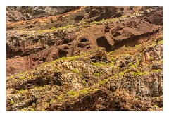 La Gomera 018  The rock face in the harbour
