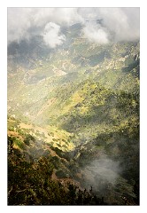 La Gomera 035  View of Mist travelling over the landscape