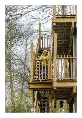 Anglesey Abbey 02  Jess at the Tree House