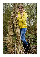 Anglesey Abbey 07  Jess in the Woods