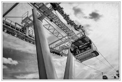 London Docklands 39  Views of the Emirates Air Line cable car