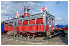 London Docklands 55  The American 1950's Diner at Trinity Bouy Wharf run by a young american from California.