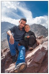 Imlil Valley, Atlas Mountains 06  Our guide with a local lad