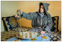 Imlil Valley, Atlas Mountains 17  The way to pour tea in Morocco