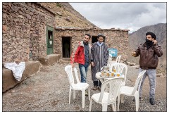 Imlil Valley, Atlas Mountains 45  Tea at the cafe in the Azzaden Valley