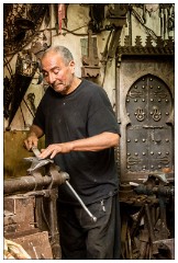 Marrakech 24  Working in their small shops in the Souks