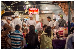 Marrakech 73  Djema el Fna Square at night