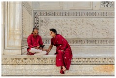 Agra 07  Outside the Tomb