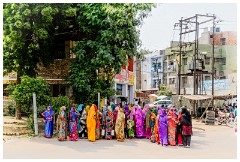 Palwal 21  On a street Corner leaving Agra