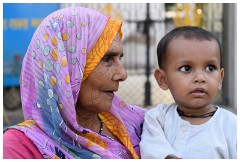 Palwal 23  Grandmother with her grandchild