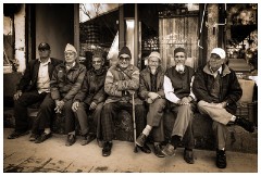 16 Leh and its Valley  Seven Men with Seven Hats