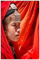 23 Leh and its Valley  Young Girl in the Procession