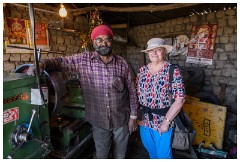 46 Leh and its Valley  Me in one of theSmall Businesses Sheds